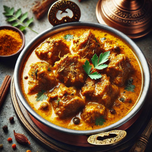 Lamb OR Goat Coconut Curry (Spicy)